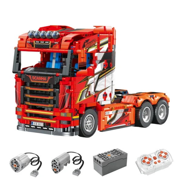 Tractor Truck Bricks Assembling Building Blocks - Image 2