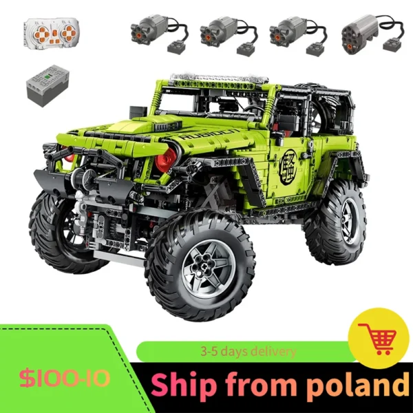 Remote Control Buggy Car Building Blocks - Image 2