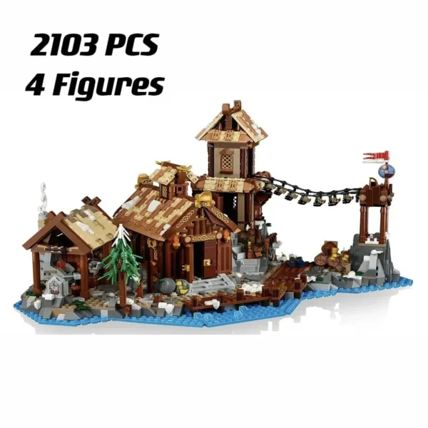 21343 Ideas Viking Village Building Blocks - Image 2