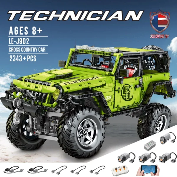 Remote Control Buggy Car Building Blocks - Image 3