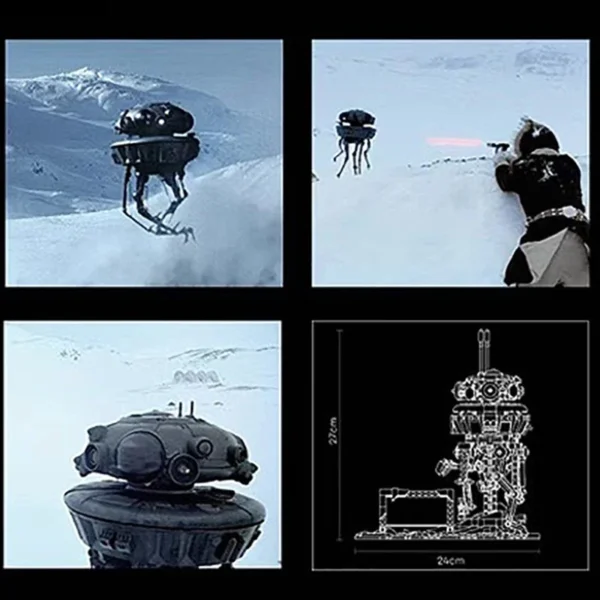 Imperial Probeing Droided 75306 Model Bricks Creative Idea - Image 4