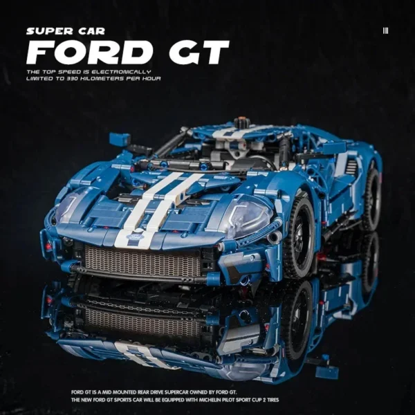 Forded GT Muscle Sports Car Building Block - Image 4