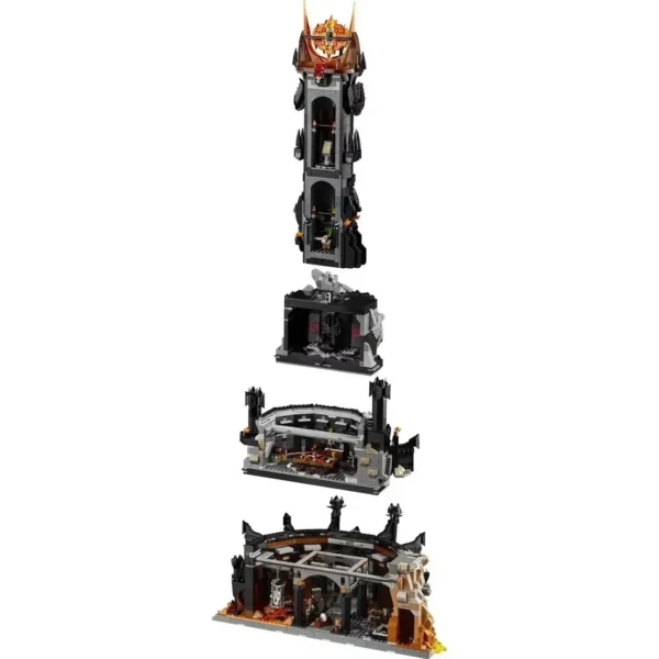 10333 Black Tower Dark Model Building Blocks Kit Bricks - Image 3