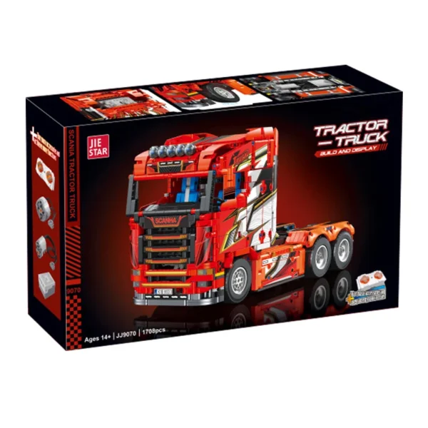 Tractor Truck Bricks Assembling Building Blocks