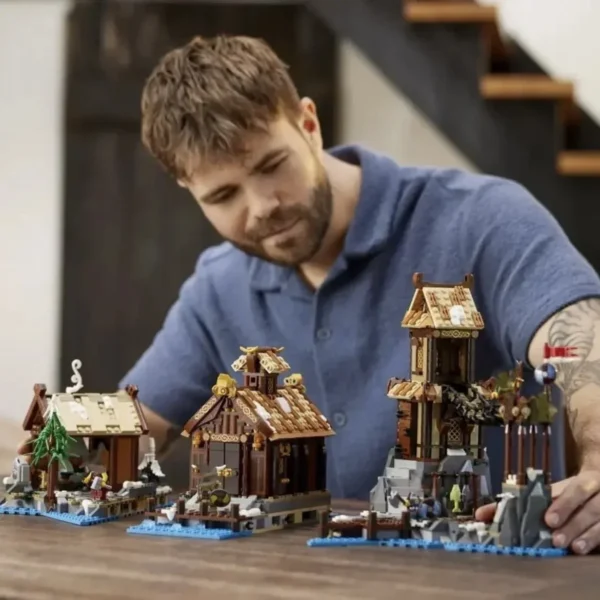 21343 Ideas Viking Village Building Blocks - Image 6