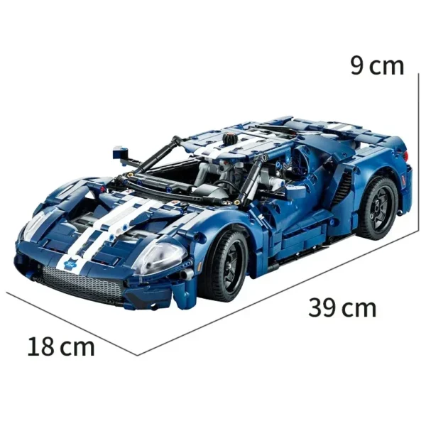 Forded GT Muscle Sports Car Building Block - Image 6