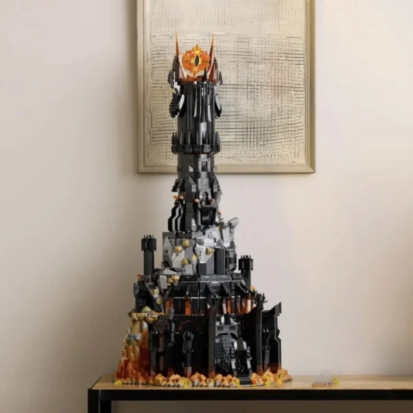 10333 Black Tower Dark Model Building Blocks Kit Bricks - Image 2