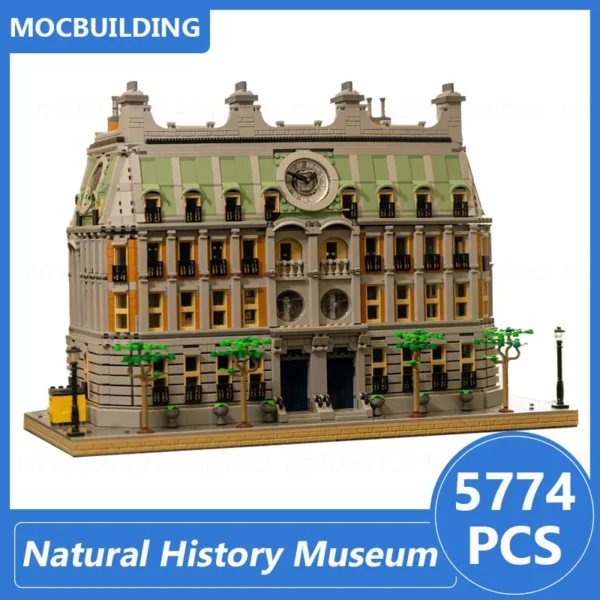 Natural History Museum Modular Buildings Model Moc Blocks