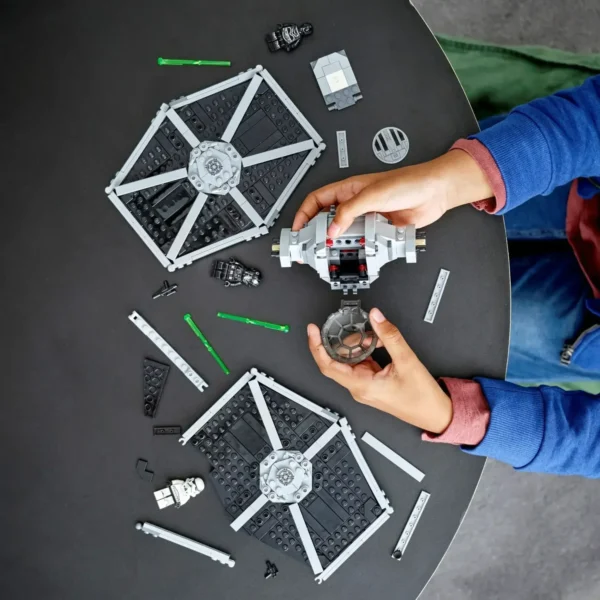 75300 Imperial Tie-Fighter Stars Fighter Space Wars Model Building Blocks Bricks - Image 4