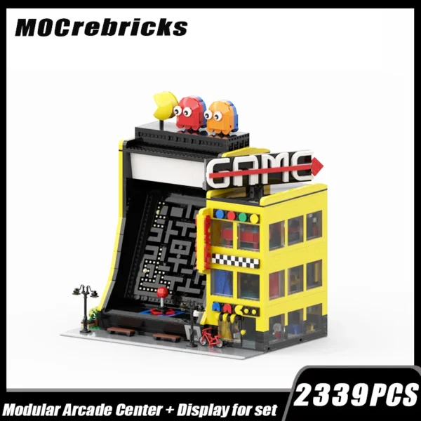 Arcade Games Center + Display For Set 10323 Building Modularization Building Block - Image 2