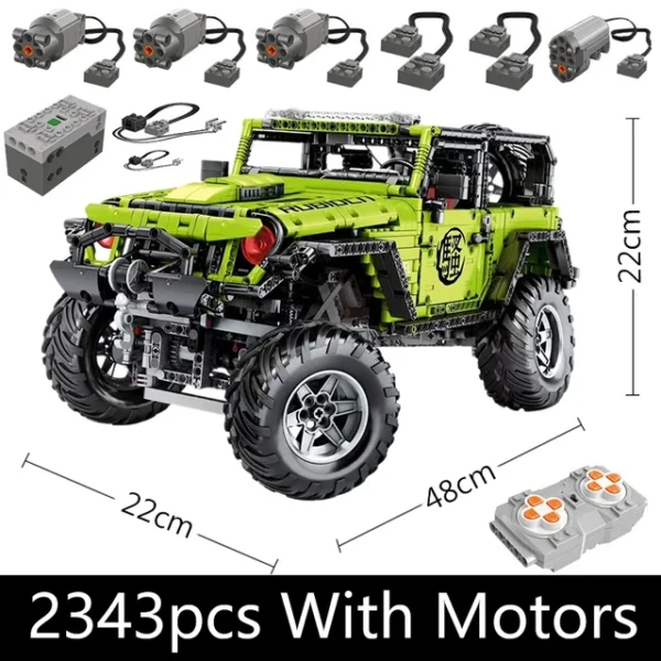 Remote Control Buggy Car Building Blocks - Image 8