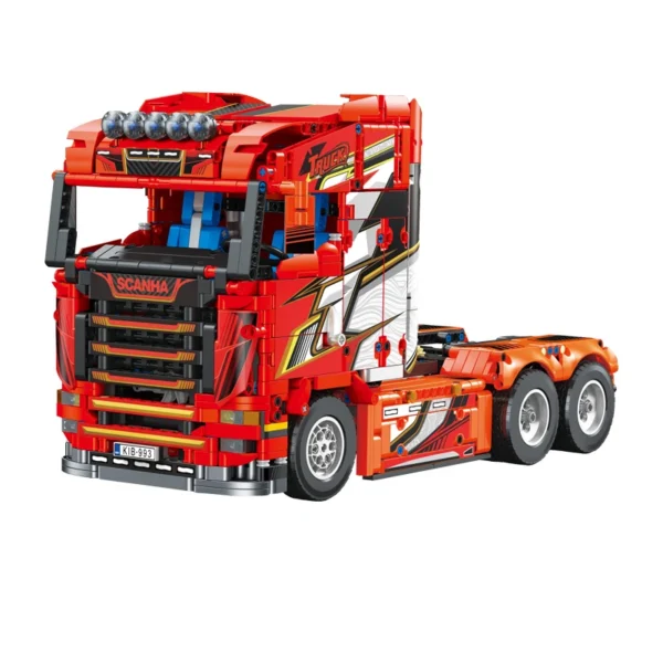 Tractor Truck Bricks Assembling Building Blocks - Image 3