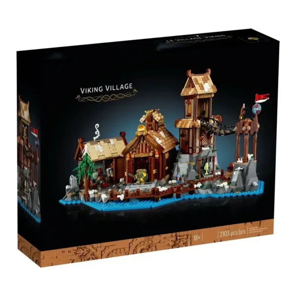 21343 Ideas Viking Village Building Blocks