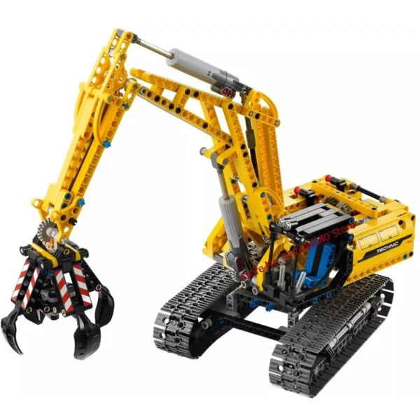 720pcs 2 in 1 Engineering Technical Excavator Building Blocks Model - Image 7