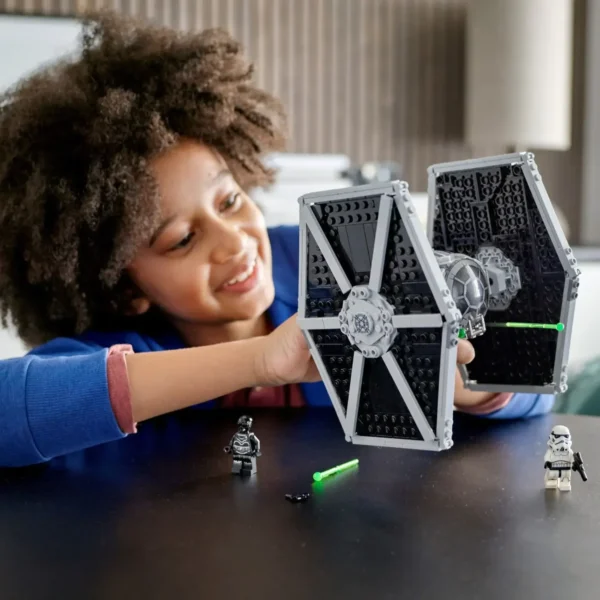 75300 Imperial Tie-Fighter Stars Fighter Space Wars Model Building Blocks Bricks - Image 5