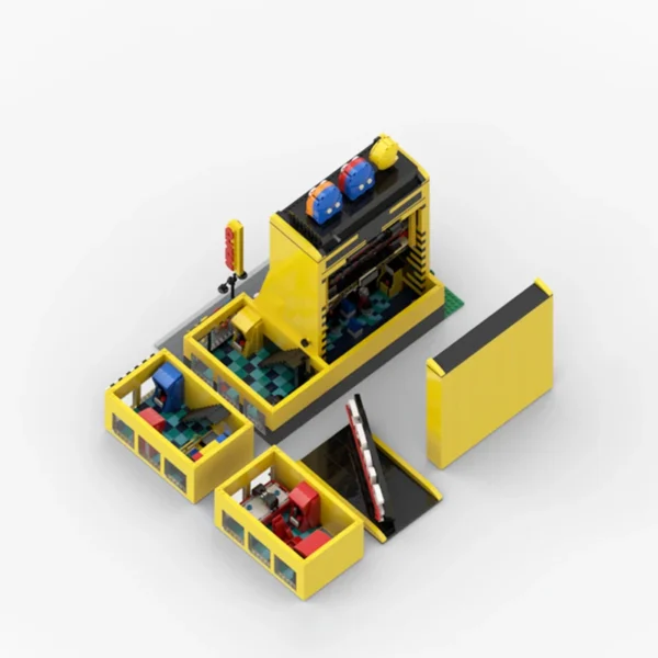 Arcade Games Center + Display For Set 10323 Building Modularization Building Block - Image 5