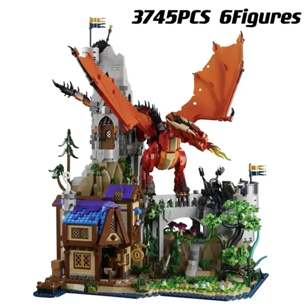 21348 Dungeonsed Red Dragon's Tale Building Blocks - Image 2
