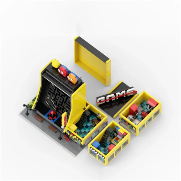 Arcade Games Center + Display For Set 10323 Building Modularization Building Block - Image 4