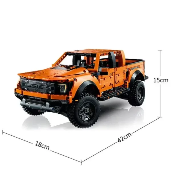 Ford Raptors F-150 Pickup Truck Sports Car Building Block - Image 6