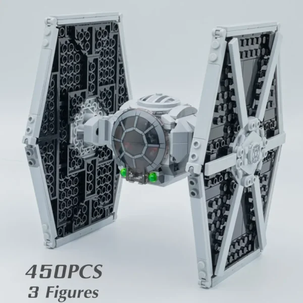 75300 Imperial Tie-Fighter Stars Fighter Space Wars Model Building Blocks Bricks - Image 2