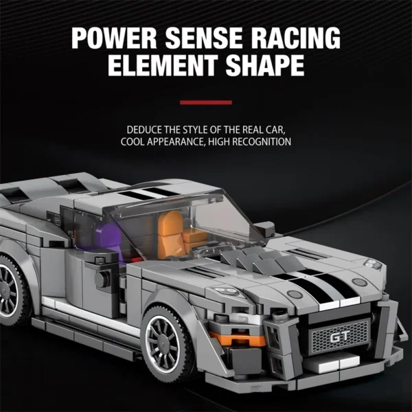 Technical GT500 Sports Car Building Blocks - Image 5