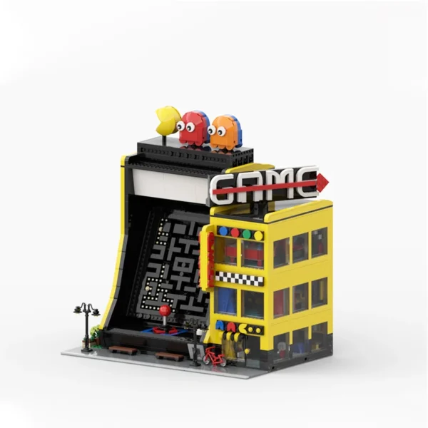 Arcade Games Center + Display For Set 10323 Building Modularization Building Block