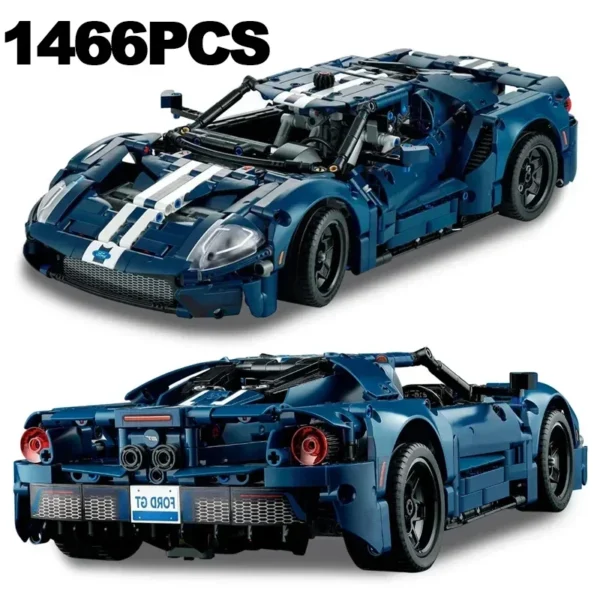 Forded GT Muscle Sports Car Building Block
