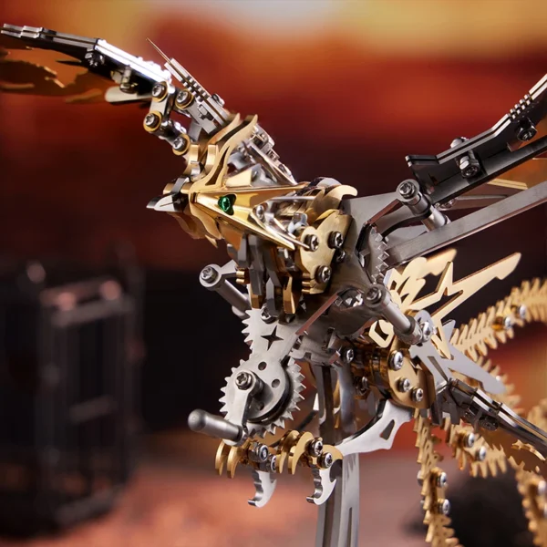 Puzzle 3D Punk Mechanical Phoenix Metal Model kit - Image 3