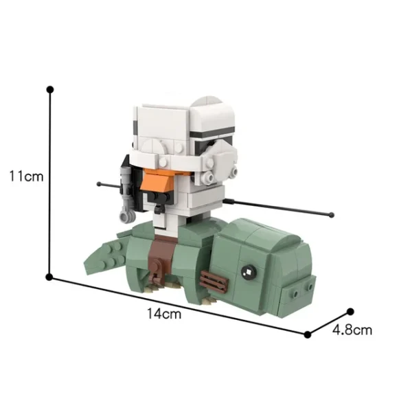 Star Figma Wars Vader Anakin Ewoked Ahsokaed Kuiils General-Grievous Brickheadz Figure Building Blocks Anime - Image 11