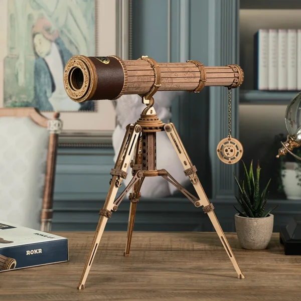 Monocular Telescope 3D Wooden Puzzle Game - Image 2