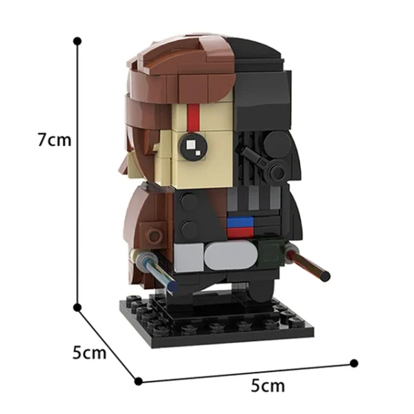 Star Figma Wars Vader Anakin Ewoked Ahsokaed Kuiils General-Grievous Brickheadz Figure Building Blocks Anime - Image 12