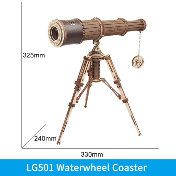 Monocular Telescope 3D Wooden Puzzle Game - Image 7
