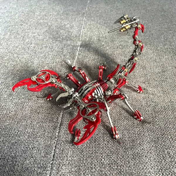 3D Scorpions Metal Puzzle Steampunk Mechanical Scorpion Model Kit - Image 2
