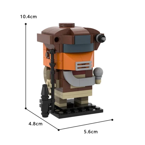 Star Figma Wars Vader Anakin Ewoked Ahsokaed Kuiils General-Grievous Brickheadz Figure Building Blocks Anime - Image 15