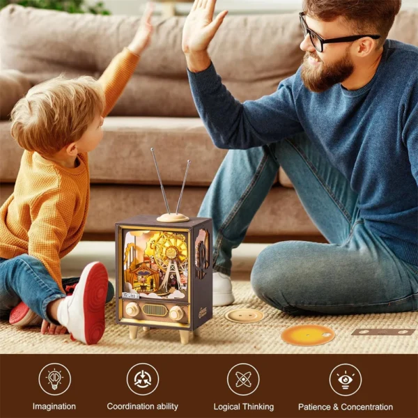 Wooden Music Box 3D Puzzles - Image 3