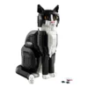 Ideas 21349 Cute Pet Tuxedo Cat Building Blocks