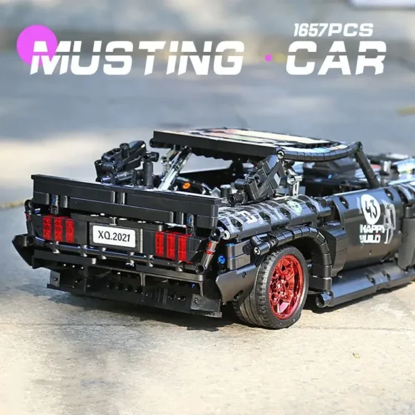Technical Ford Mustang Hoonicorn Car Building Blocks - Image 3