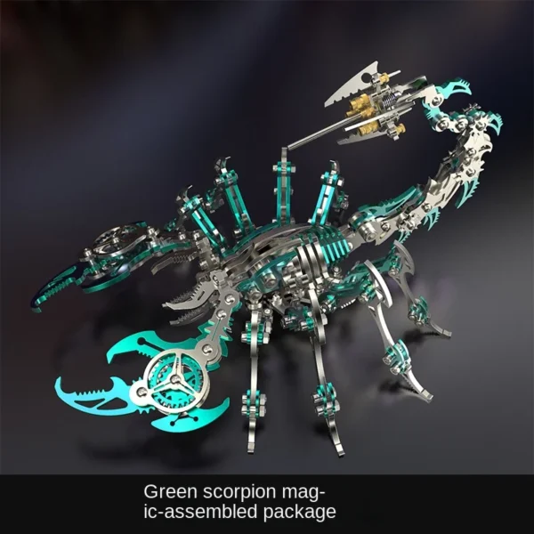 3D Scorpions Metal Puzzle Steampunk Mechanical Scorpion Model Kit - Image 9