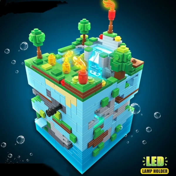 My Building Blocks Planet with Kit LED - Image 3