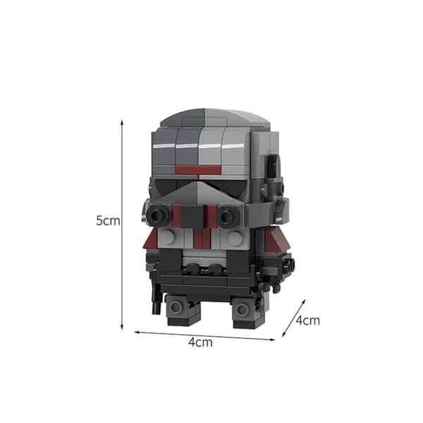 Star Figma Wars Vader Anakin Ewoked Ahsokaed Kuiils General-Grievous Brickheadz Figure Building Blocks Anime - Image 6