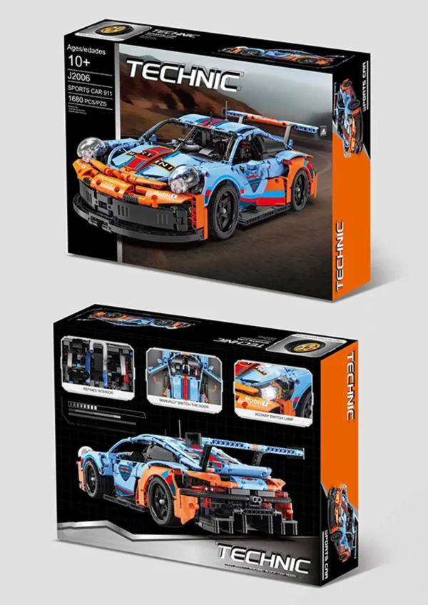 Classic Racing Sports Car Building Block - Image 2