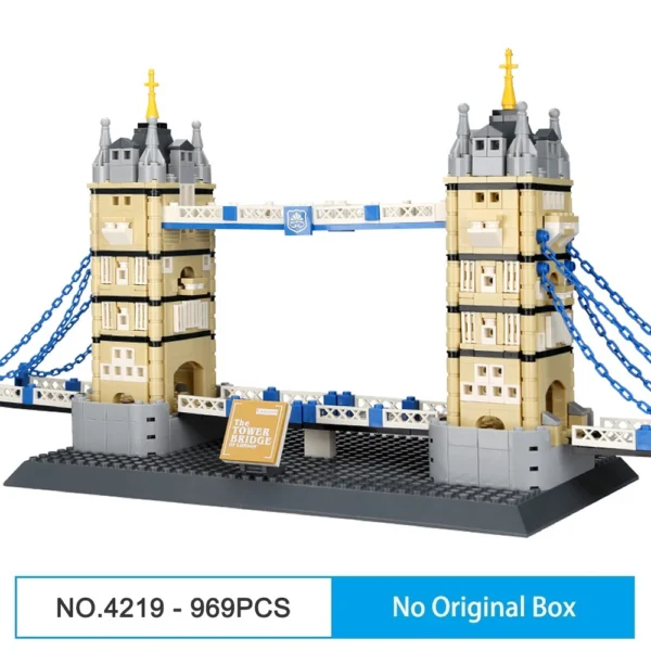 City Street View World Famous Architecture Notre Dame De Paris Model Building Blocks - Image 8