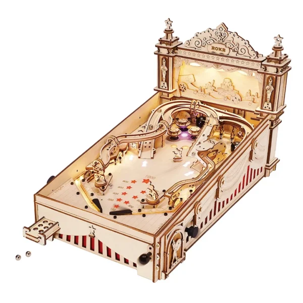 Pinball 3D Wooden Puzzle