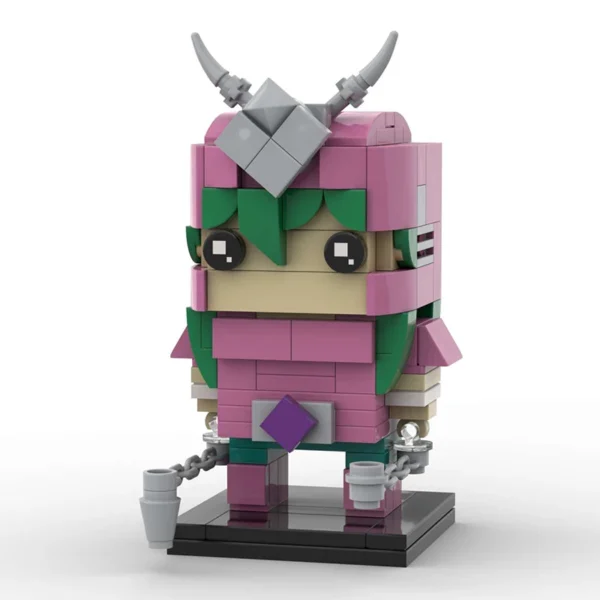 MOC Japan Anime Figures Saints Seiyaed Brickheadz Hyogas Athena Ikki Shiryus Building Blocks - Image 2