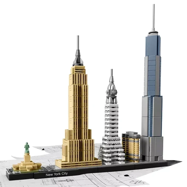 New York City 21028 Architecture Skyline Building Blocks