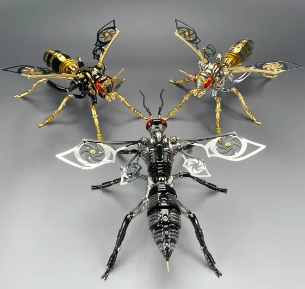 Punk 3D Wasp Stainless Steel Model Adult Assembly Kit - Image 4
