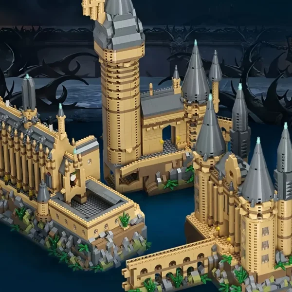 Medieval Magic Castle Series School Architecture Building Blocks - Image 5