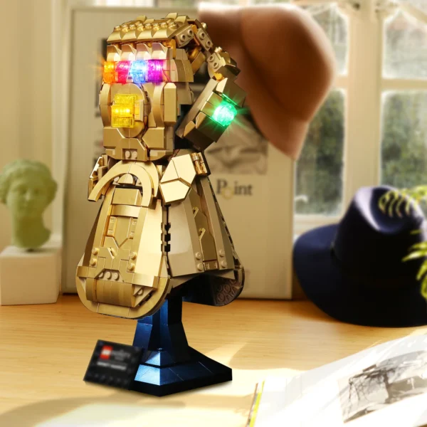 LED Lighting Set for 76191 Infinity Gauntlet Collectible Model Toy Light Kit, Not Included the Building Block - Image 3