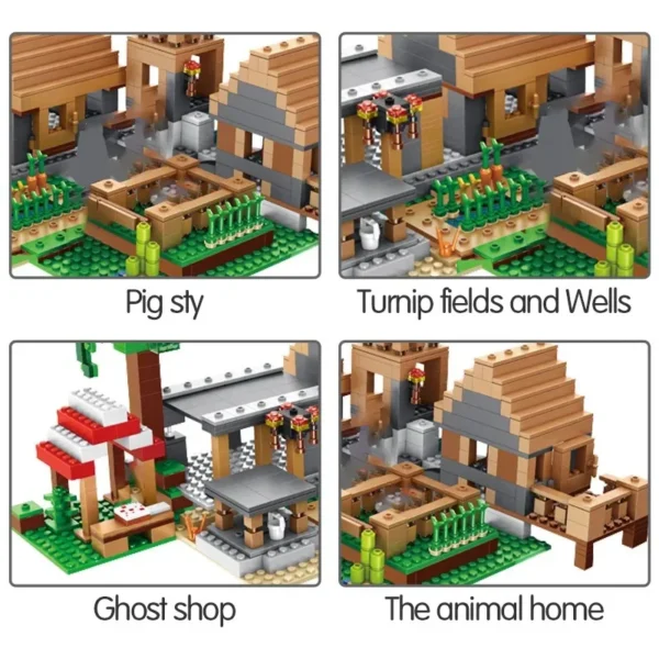 The Farm Cottage Village House Building Block 21128 - Image 4