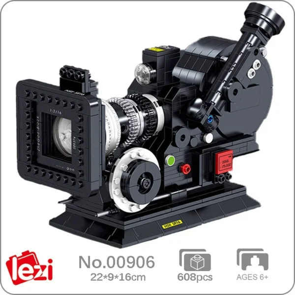 Digital Cinematic Camera Lens Movie Television Video Machine Mini Blocks Building